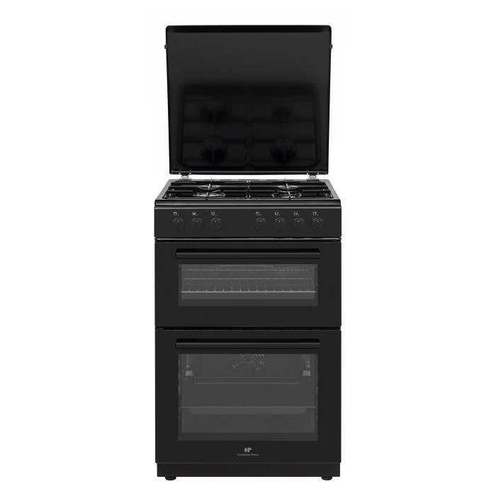 Cuisinière Gaz CONTINENTAL EDISON CECDF6060B1 : La Maîtrise de la Cuisson Double Four à Portée de Main