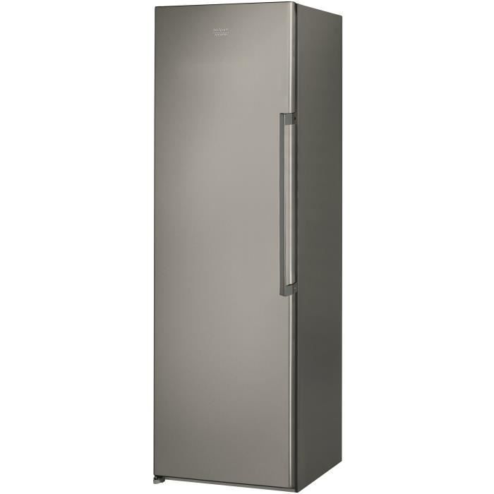Congélateur Armoire HOTPOINT UH8F2CXFR – 263L – Inox – 4 Tiroirs – Classe Énergétique E – Congélateur Vertical Silencieux – Design Élégant – L59,5 x H187,5 cm