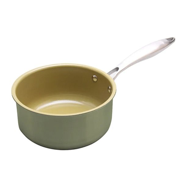 Casserole Amercook AmVegan Chef Ø 20 cm – Aluminium Antiadhérent Céramique, Compatible Tous Feux et Induction