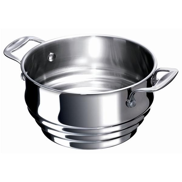 Multi passoire vapeur inox 18/10 Chef – 16/18/20 cm – Adaptable, ergonomique et durable – Idéale pour cuisson vapeur saine et rapide