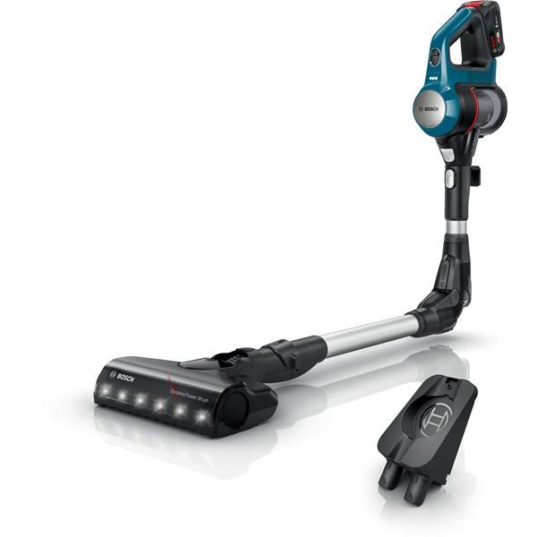 Aspirateur Balai Sans Fil Bosch Unlimited Série 7 – Tube Flexible – Moteur Induction 10 Ans Garantie – Batterie Interchangeable – Filtration 99,9 % – Noir et Bleu Lagon