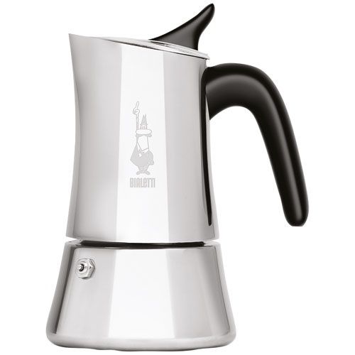 Cafetière Italienne Bialetti Moon Exclusive 4 Tasses - Acier Inox, Tous Feux &amp; Induction