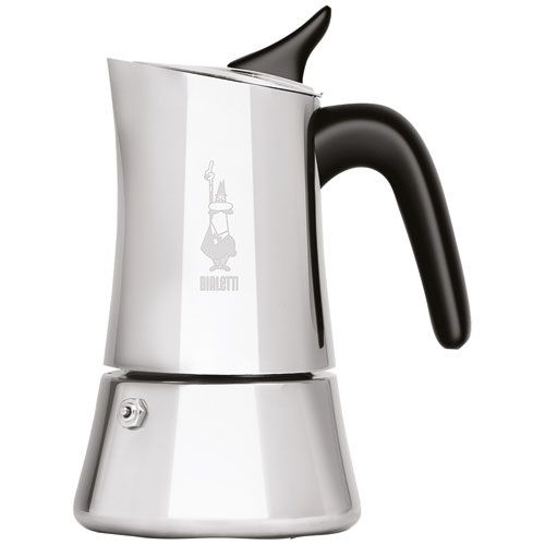 Cafetière Italienne Bialetti Moon Exclusive 6 Tasses - Acier Inox, Tous Feux &amp; Induction