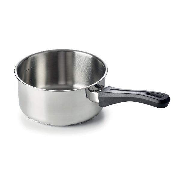Casserole Inox 18/10 - 12 cm | Gamme Polo | Tous Feux &amp; Induction, Garantie 10 ans