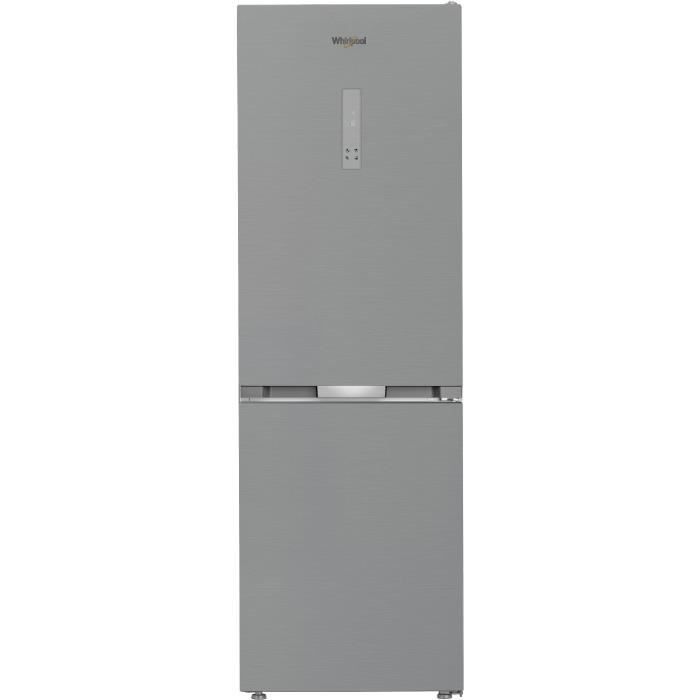 Réfrigérateur Combiné Whirlpool WHK26363XP6E - 316L, Dual No Frost - Classe C - Silencieux - Inox