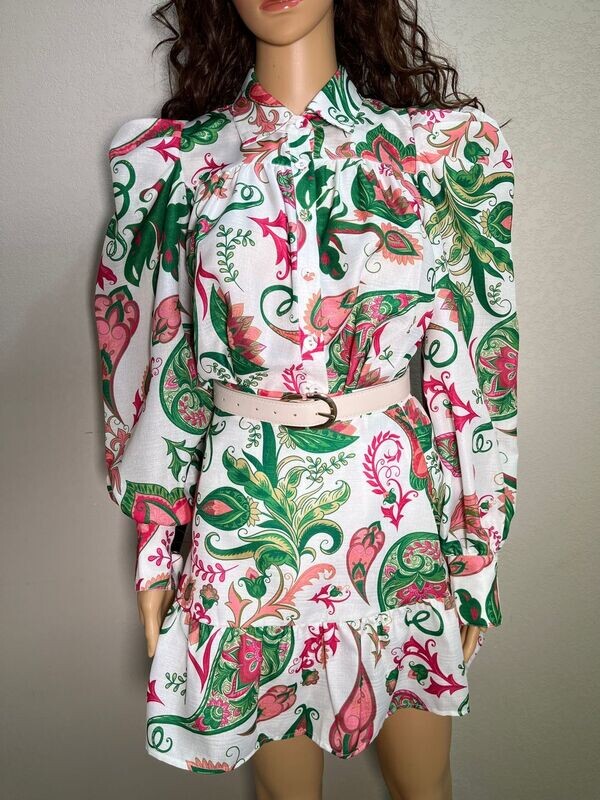 Virgelina 2 piece abstract outfit
