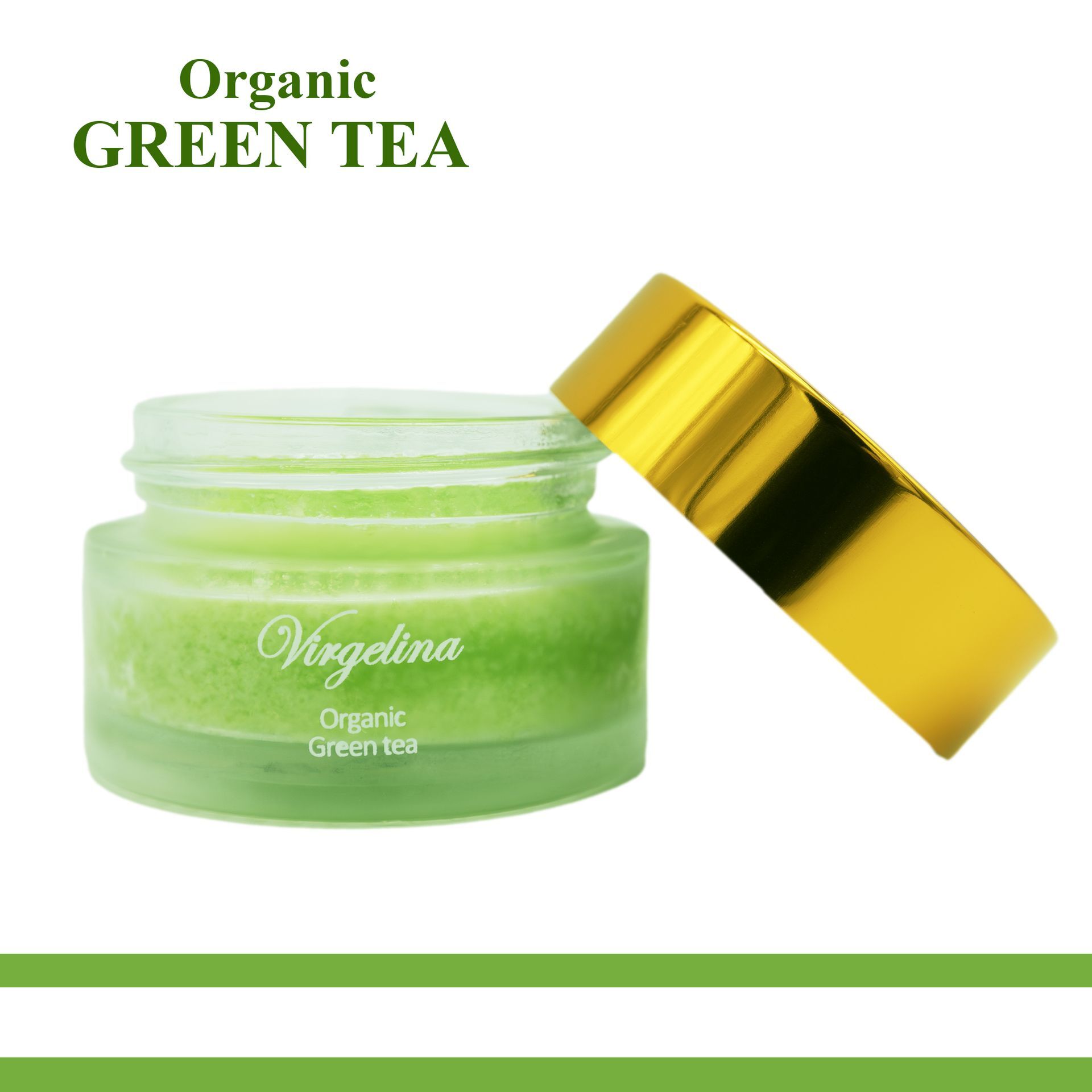 GREEN TEA, ORGANIC LIP EXFOLIATOR