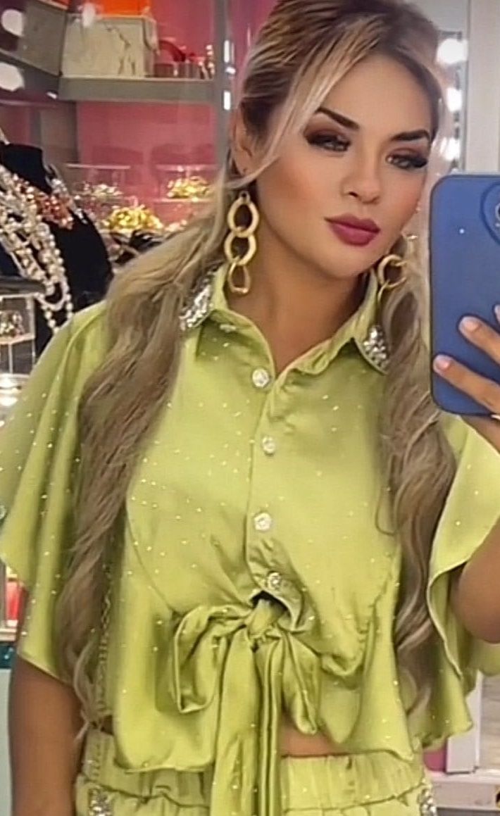 VIRGELINA Lime 2 piece Tropical