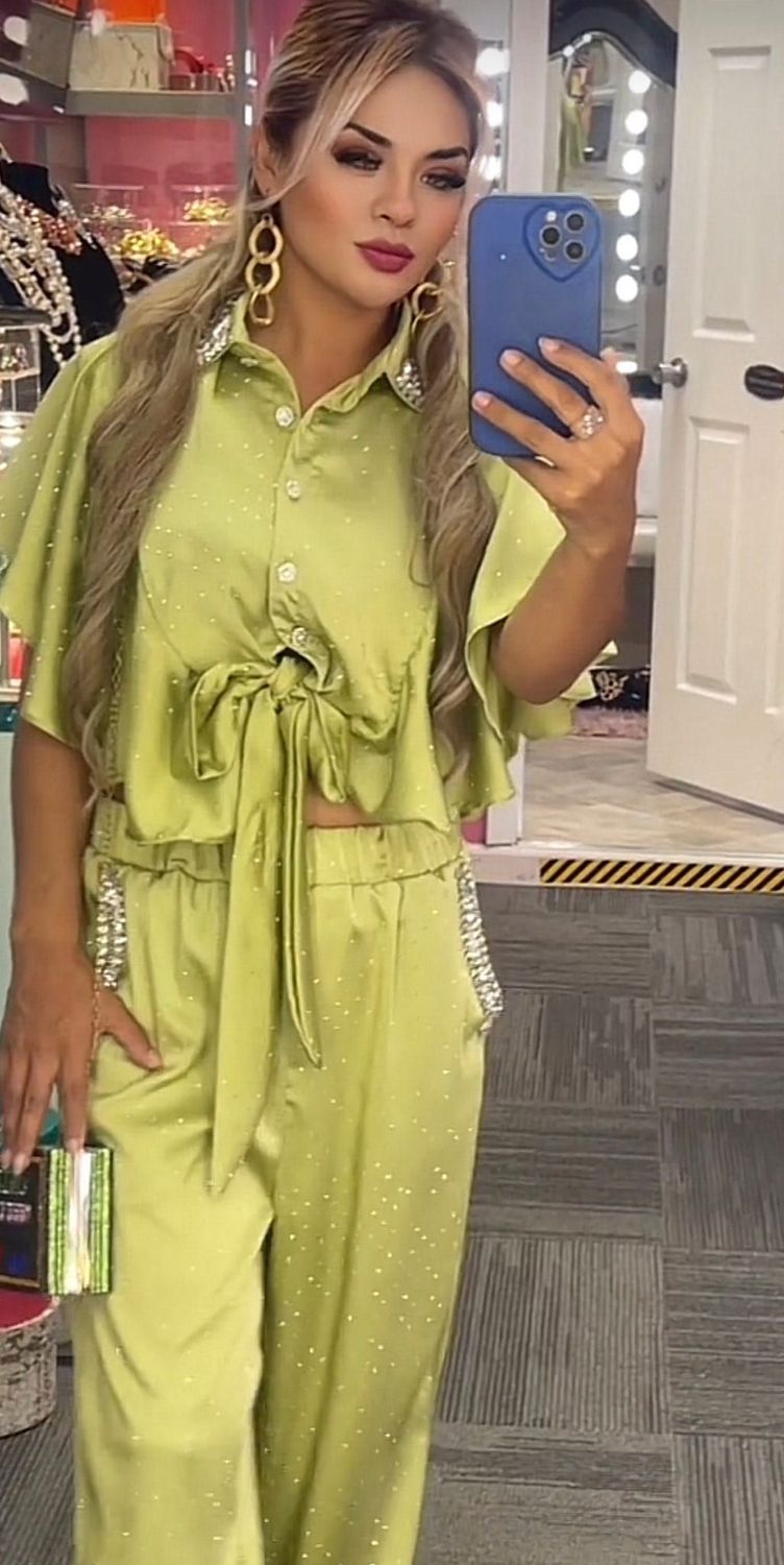 VIRGELINA Lime 2 piece Tropical