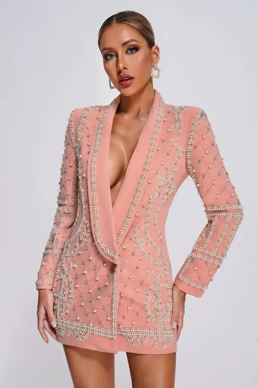 VIRGELINA Coat Dress Pearls & Stones VIRGELINA Coat Dress Pearls & Stones