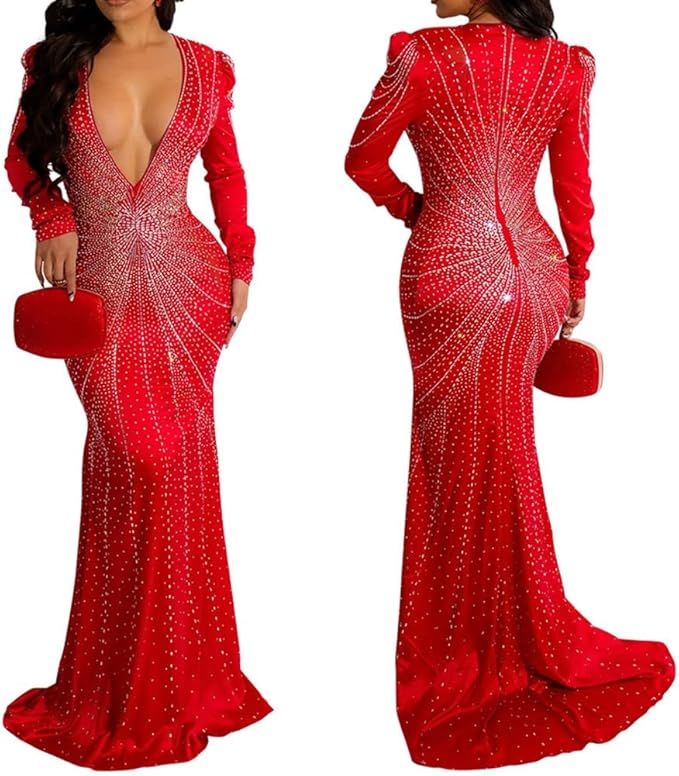 RED SIRENA DRESS