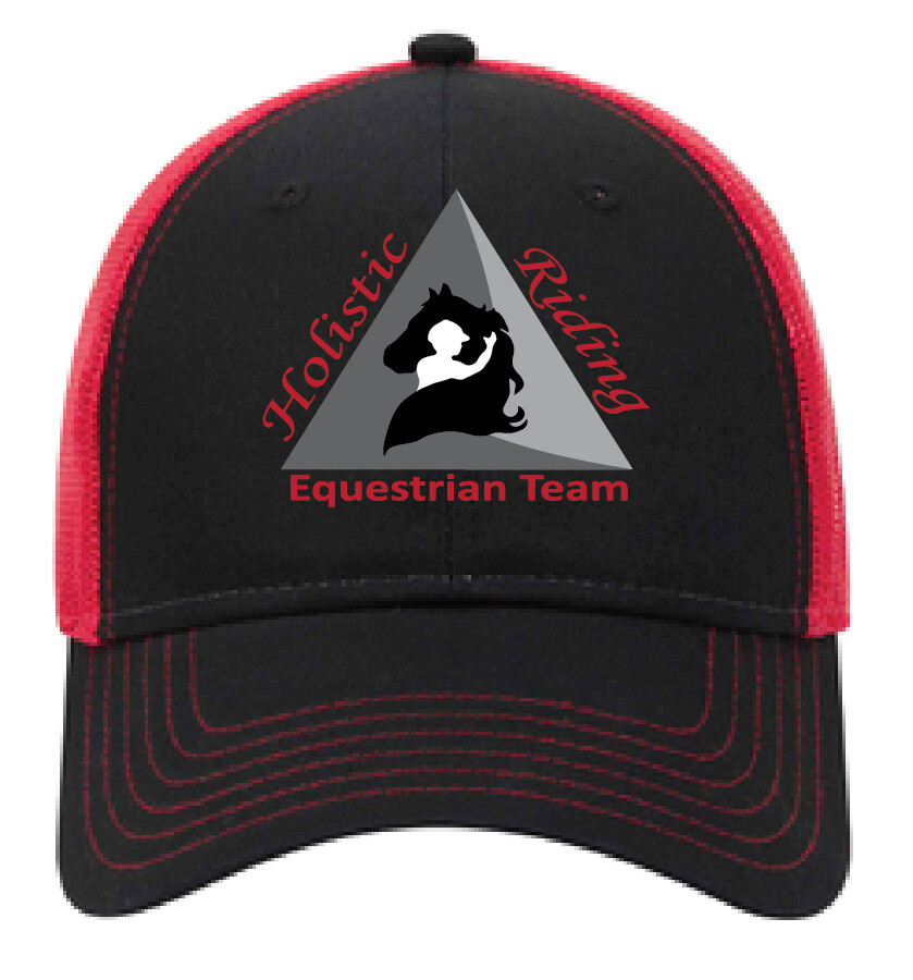 Black/Red Trucker Hat