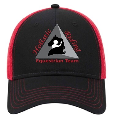 Black/Red Trucker Hat