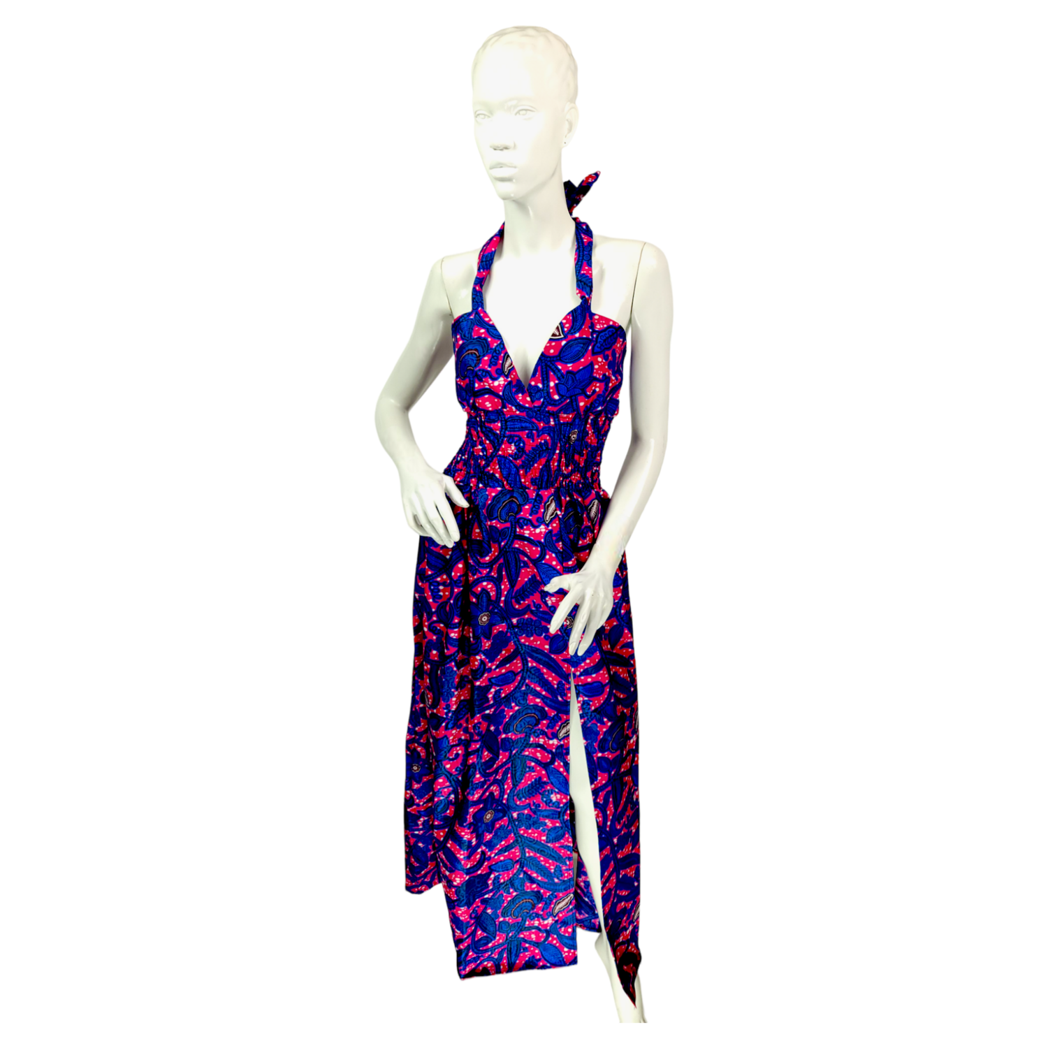 Sapphire - African Print Maxi Dress