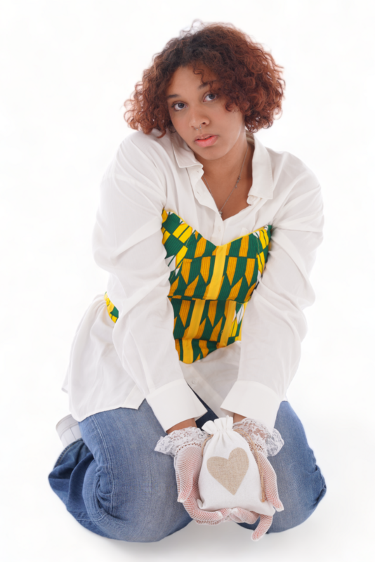 Maize - African Print Corset