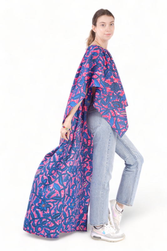 Purple Fusion - Hi-Low Cape