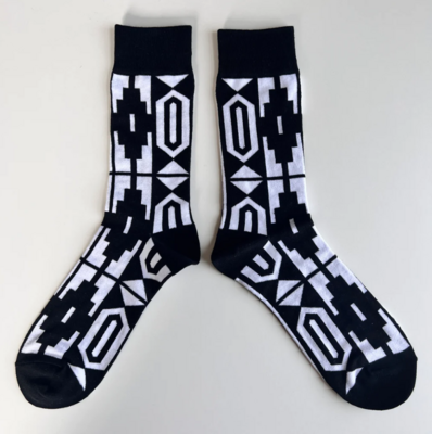 GOA - Black & White Xhosa Socks