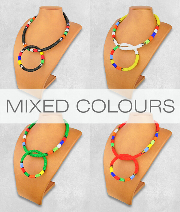 Chocker Necklace Bangle Set