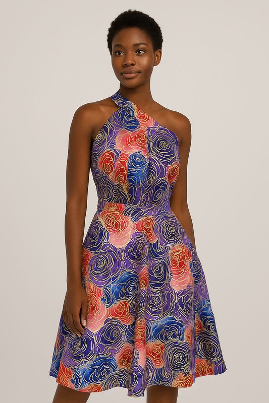 Nocturne de Rose Wrap Skirt