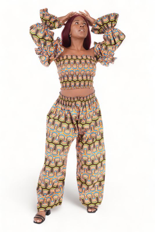 Marrakesh - Crop Top and Pant Set