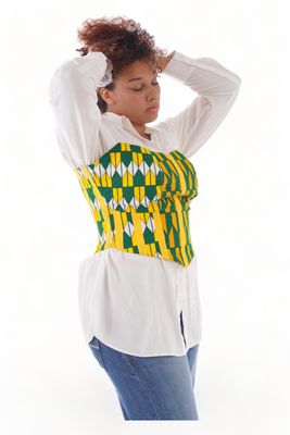 Maize - African Print Corset
