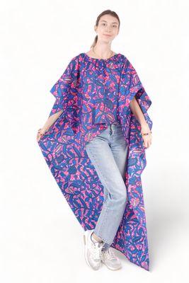 Purple Fusion - Hi-Low Cape