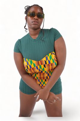 Nare - African Print Corset