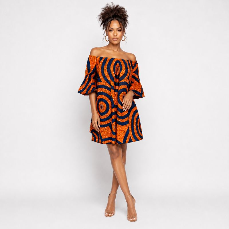 Namibia  - African Print Short Dress