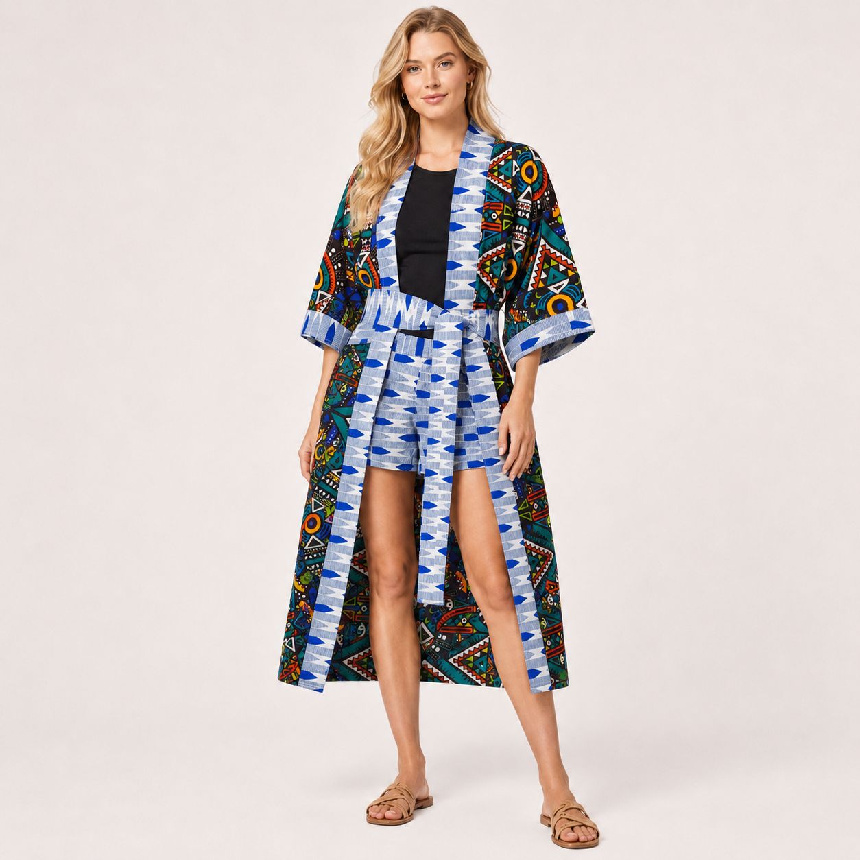 Zanzibar - Kimono, Shorts &amp; Obi Belt