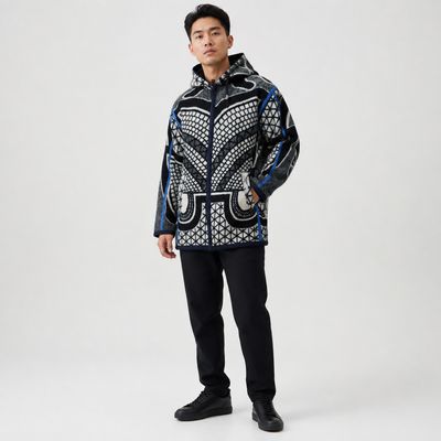 Majesty Royal White - Basotho Blanket Jacket