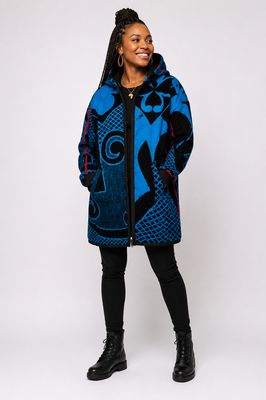 Majesty Royal Turquoise - Basotho Blanket Jacket