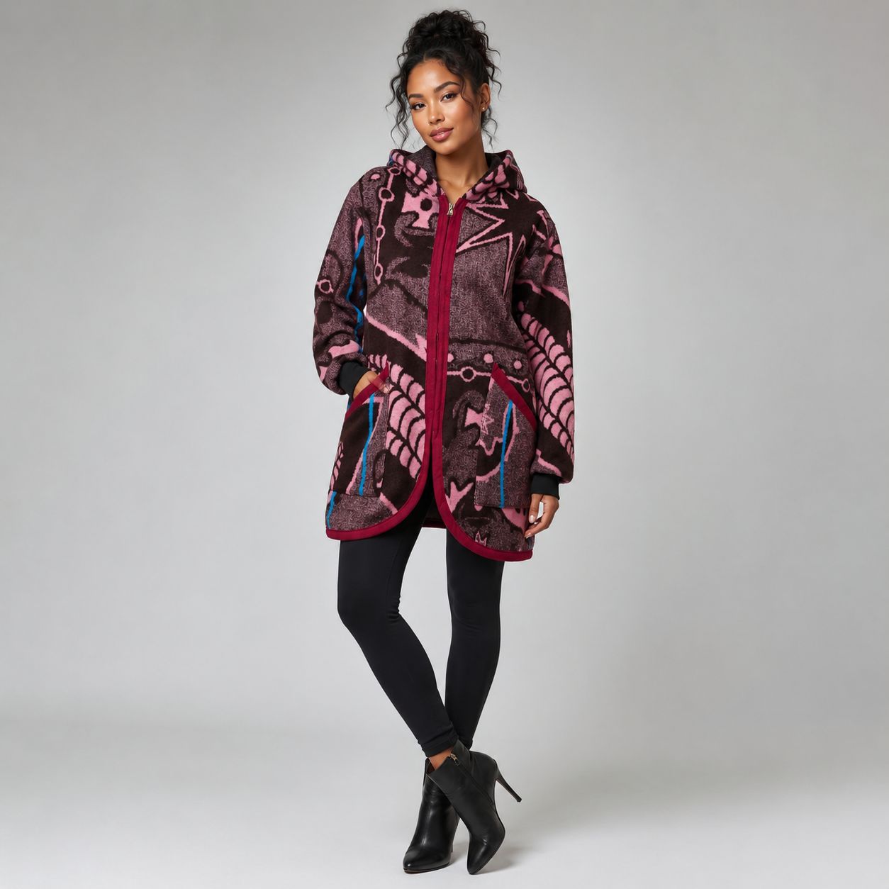 Majesty Royal Pink - Basotho Blanket Jacket