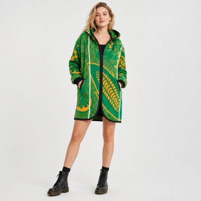 Majesty Royal Green - Basotho Blanket Jacket