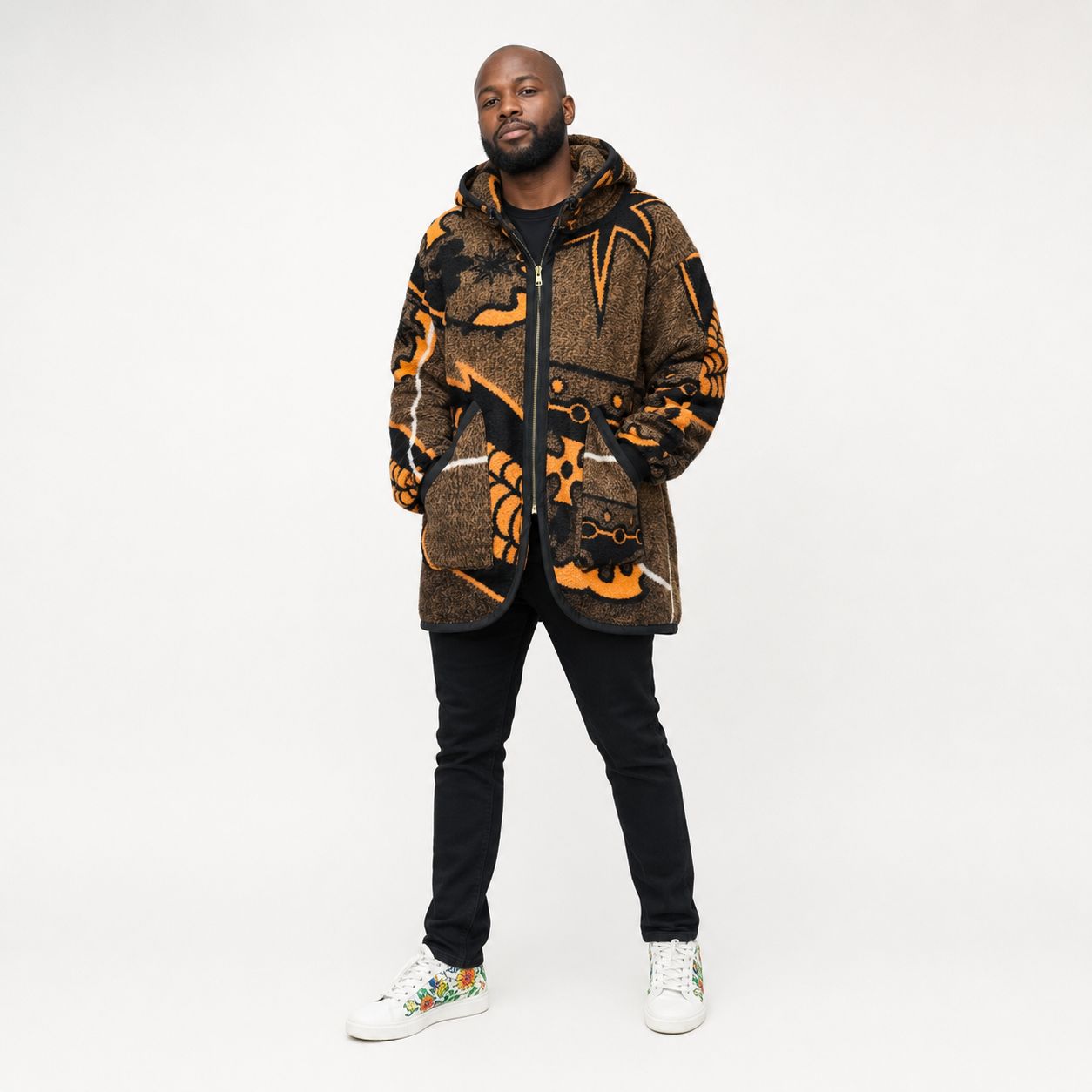 Majesty Royal Orange - Basotho Blanket Jacket