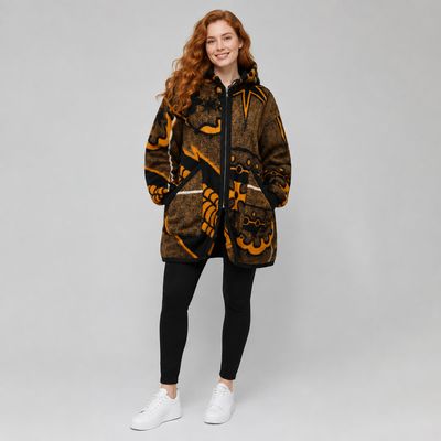 Majesty Royal Orange - Basotho Blanket Jacket