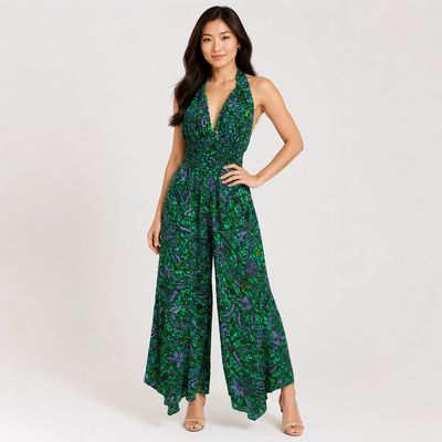 Kenya - Halter Jumpsuit