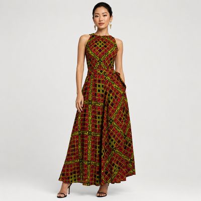 High Life - Halter Midi Dress