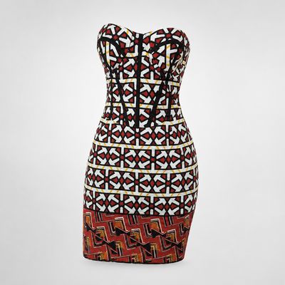 Red Checker - Corset Dress