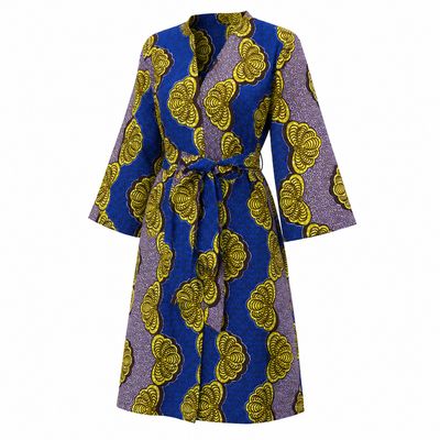 MarryGold - Belted African Print Kimono