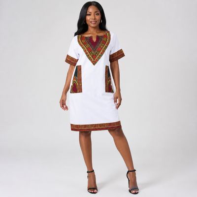 Peace and Love - Daishiki - Short Sleeve Dress