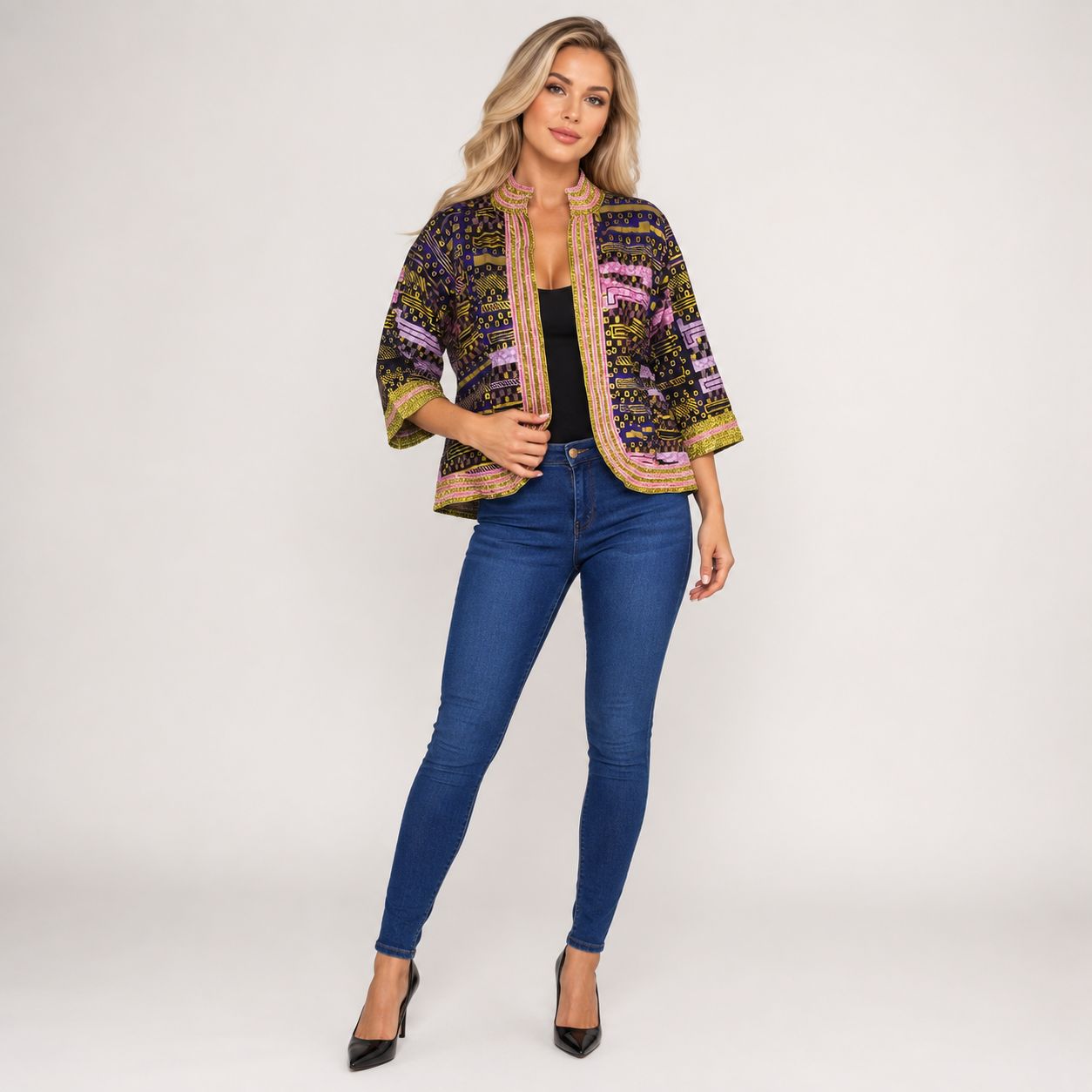 Big Wig - Cropped Sleeve Coat