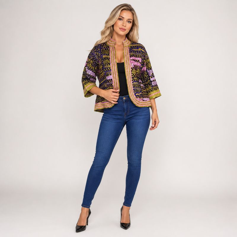 Big Wig - Cropped Sleeve Coat