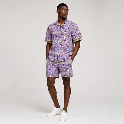 Zuri - Short Sleeve Shirt and Shorts Set
