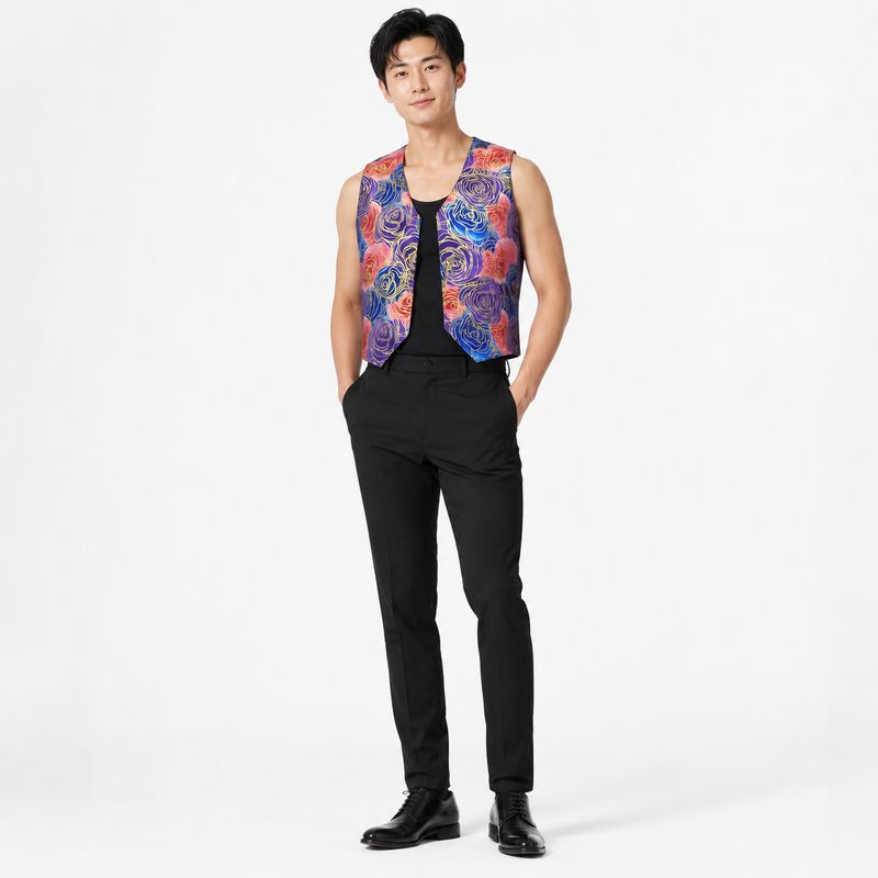 Nocturne de Rose Waistcoat