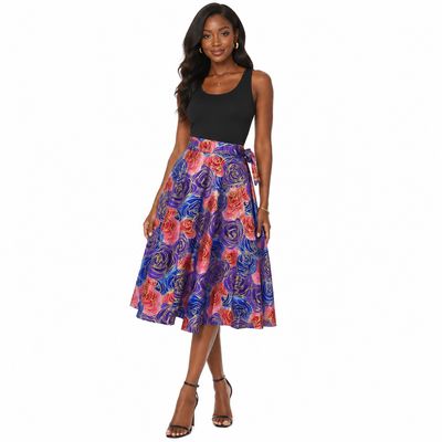 Nocturne de Rose Wrap Skirt