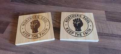 Bamboo Northern Soul Drinks Coaster