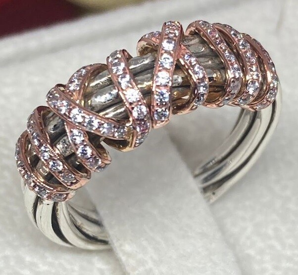 Copper Ribbon Ring
