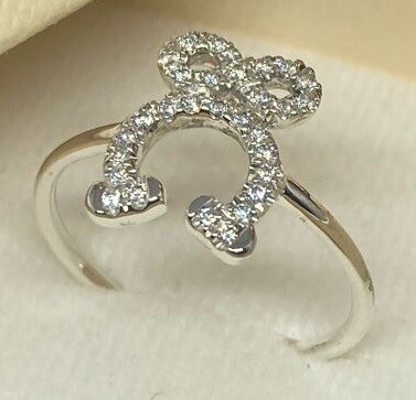 Infinitely Lucky Horse Shoe Ring