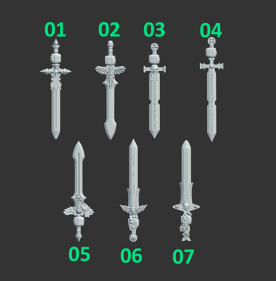 Swords rechts oder links upgrade your mini