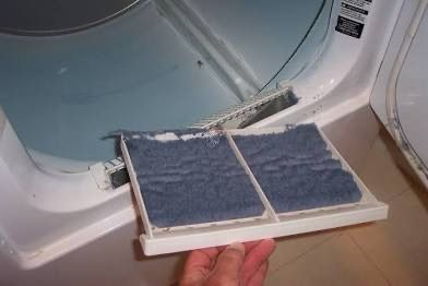 Dryer Lint Trap Clean Out